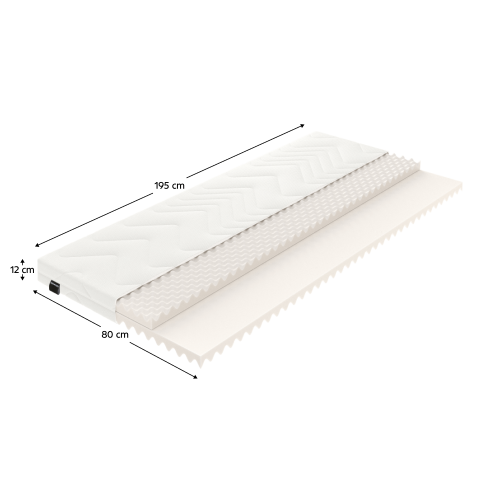 Matrac, penový, 80x195, VALERI