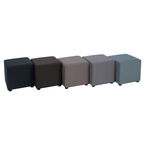Taburet, látka Twist, sivobéžová Taupe, REGOR Taburet, látka Twist, sivobéžová Taupe, REGOR