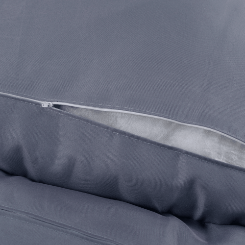 Závesné dvojkreslo, čierna/sivá/tmavosivá, DAKAN NEW