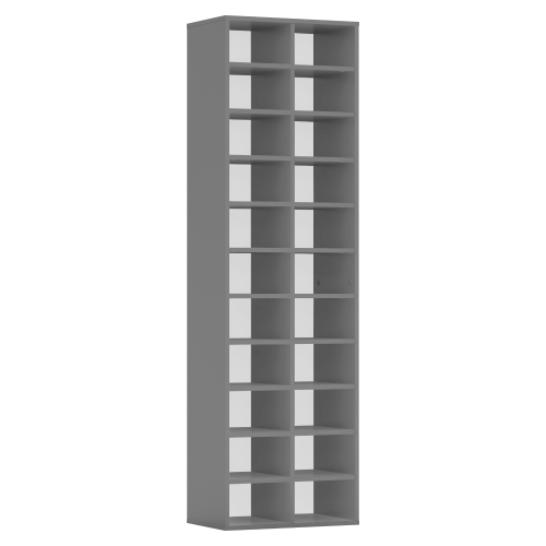 Vysoký regál/botník, grafit, IGNO