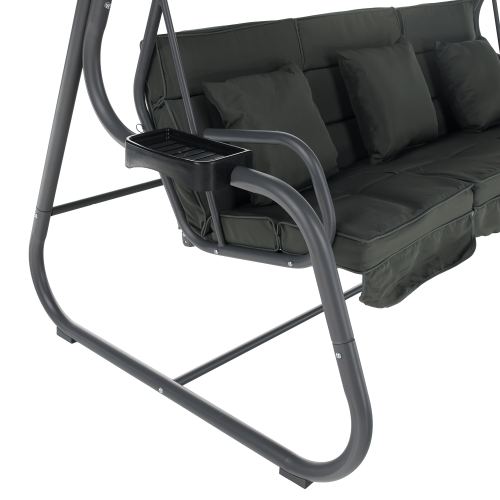 Záhradná hojdačka, tmavosivá, MIJA