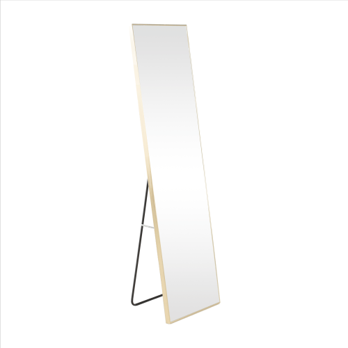 Stojanové zrkadlo, zlatá, LUSET NEW