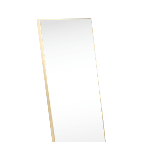 Stojanové zrkadlo, zlatá, LUSET NEW