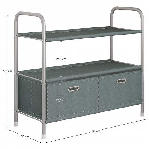 Regál, sivá, METODA