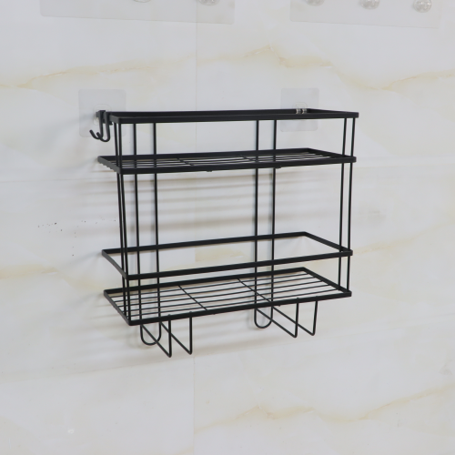 Organizér do kúpelne, čierna, SABRINA