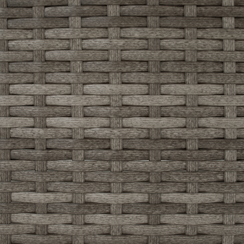 Záhradný ratanový set, sivá/prírodná/krémová, DEBRA