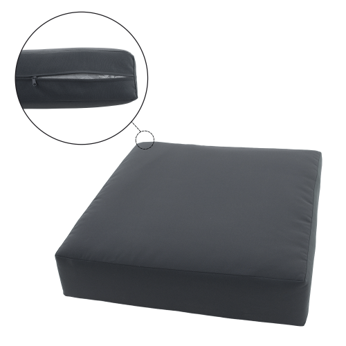 Záhradná ratanová pohovka, sivá/prírodná, MALORY