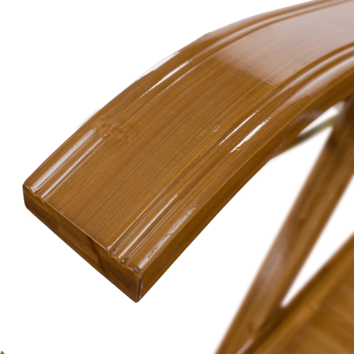 Záhradné polohovacie kreslo, prírodná, bambus, VARDON