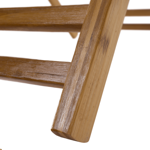 Záhradné polohovacie kreslo, prírodná, bambus, VARDON