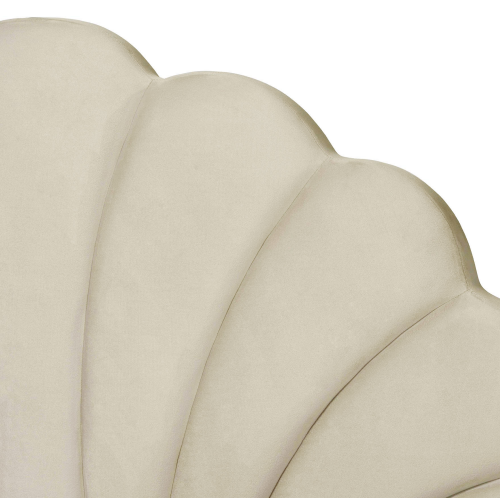 Posteľ s roštom, 160x200, béžová Velvet látka, ISADORA