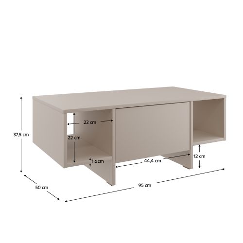 Konferenčný stolík, kašmír, STANDO STD02