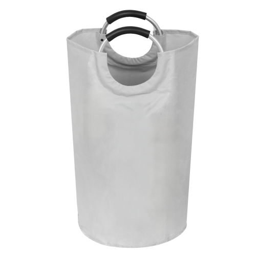 Látkový kôš na bielizeň, sivá, DARILO