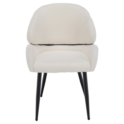 Jedálenská stolička, biela/čierna, SANAKO TYP 1