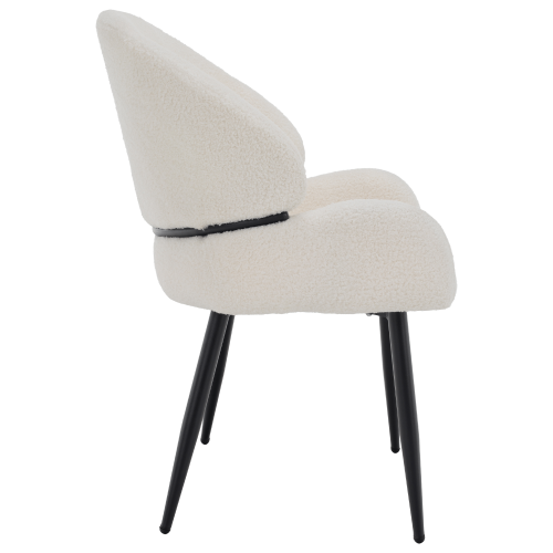 Jedálenská stolička, biela/čierna, SANAKO TYP 1