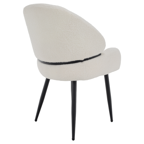 Jedálenská stolička, biela/čierna, SANAKO TYP 1