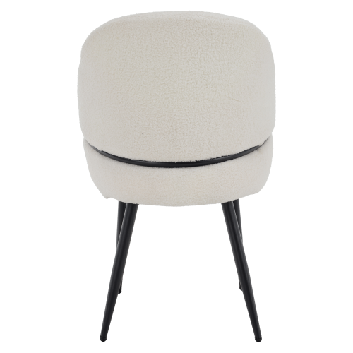 Jedálenská stolička, biela/čierna, SANAKO TYP 1