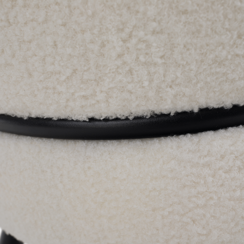 Jedálenská stolička, biela/čierna, SANAKO TYP 1