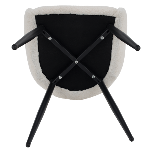 Jedálenská stolička, biela/čierna, SANAKO TYP 1