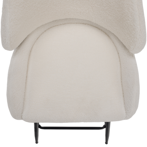 Barová stolička, biela/čierna, SANAKO TYP 2