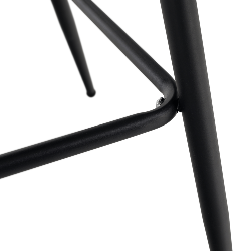 Barová stolička, biela/čierna, SANAKO TYP 2