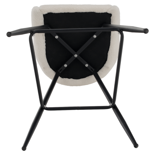 Barová stolička, biela/čierna, SANAKO TYP 2