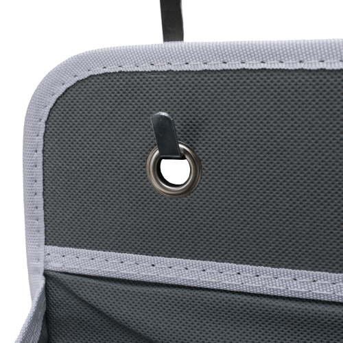 Závesný organizér na dvere, sivá, MADON