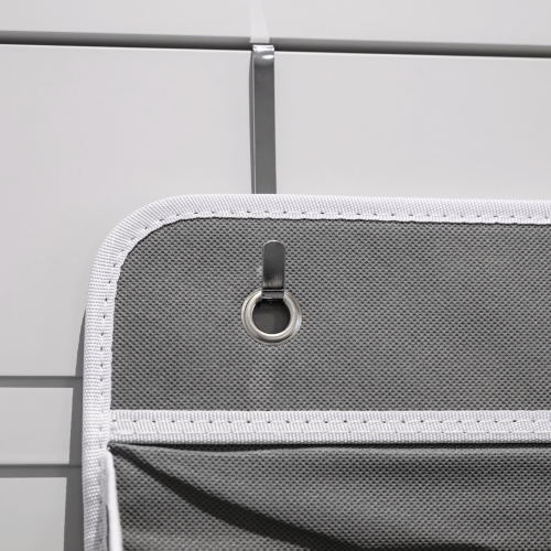 Závesný organizér na dvere, sivá, MADON