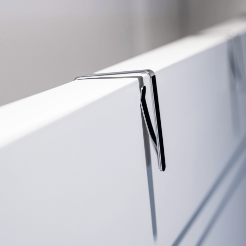 Závesný organizér na dvere, sivá, MADON