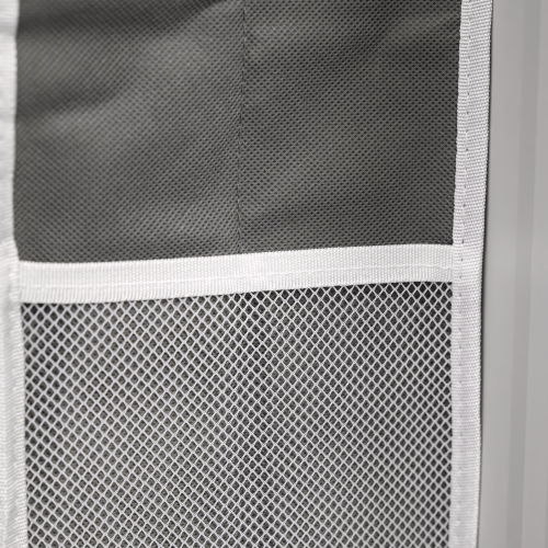 Závesný organizér na dvere, sivá, MADON