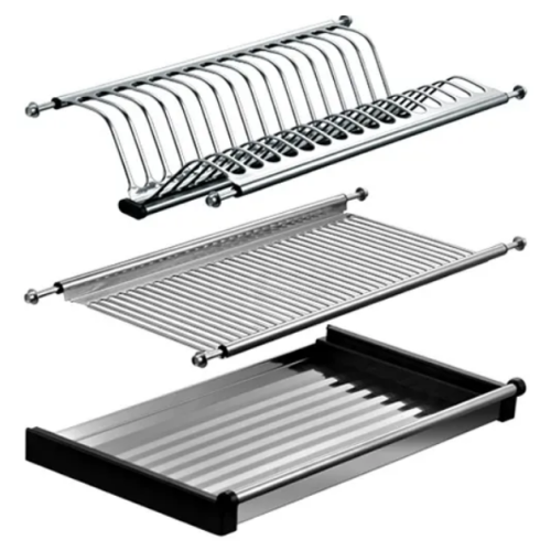 Odkvapkávač na riad do hornej skrinky, nehrdzavejúca oceľ, KAPIO TYP 1