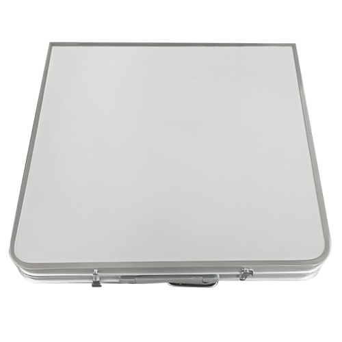 Skladací kempingový stôl, 120 cm, hliník/MDF, KEPI TYP 1