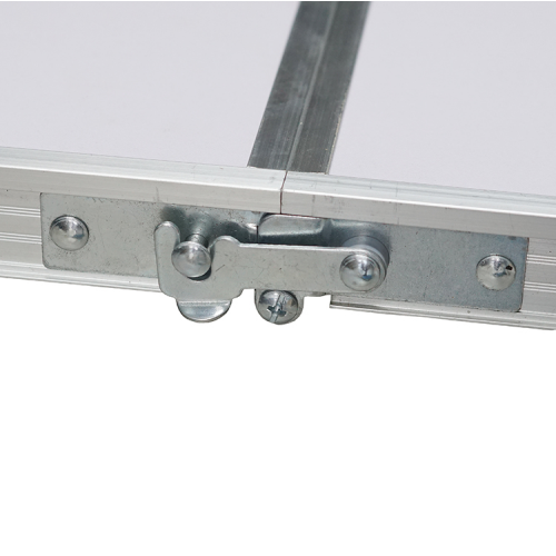 Skladací kempingový stôl, 120 cm, hliník/MDF, KEPI TYP 1