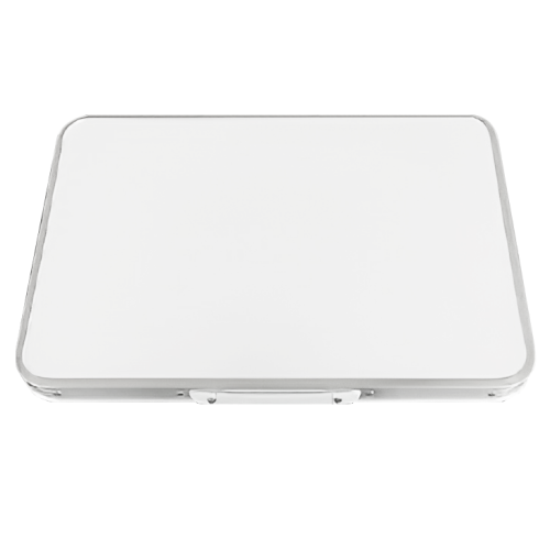 Skladací kempingový stôl, 60 cm, hliník/MDF, KEPI TYP 2