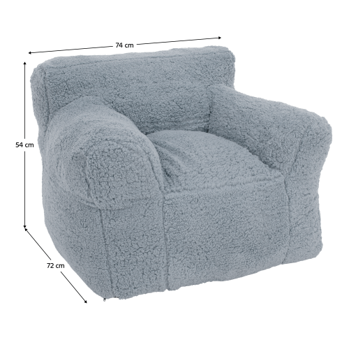 Sedací vak, svetlosivá, JAMO