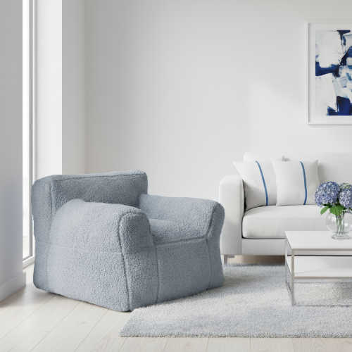 Sedací vak, svetlosivá, JAMO