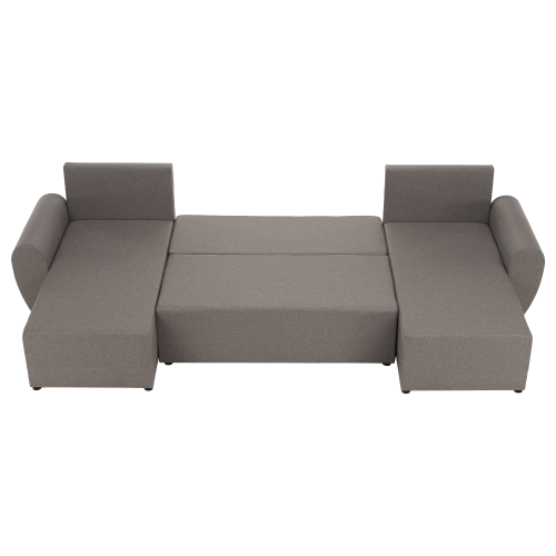Univerzálna sedacia súprava, sivobéžová Taupe, DAKAR NEW U