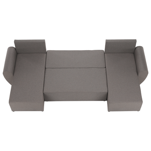 Univerzálna sedacia súprava, sivobéžová Taupe, DAKAR NEW U