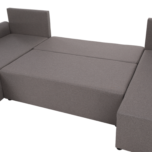 Univerzálna sedacia súprava, sivobéžová Taupe, DAKAR NEW U