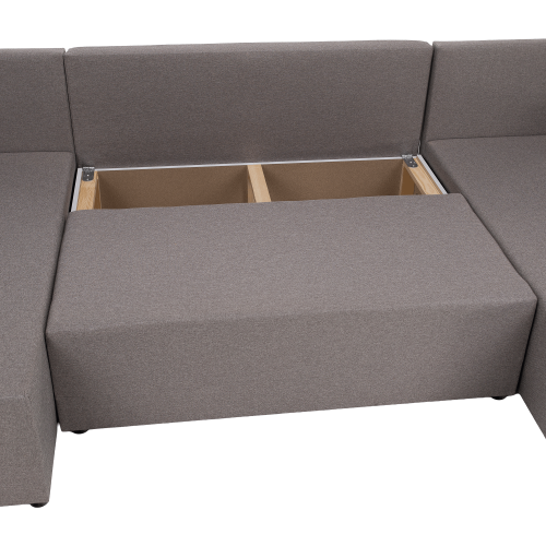 Univerzálna sedacia súprava, sivobéžová Taupe, DAKAR NEW U