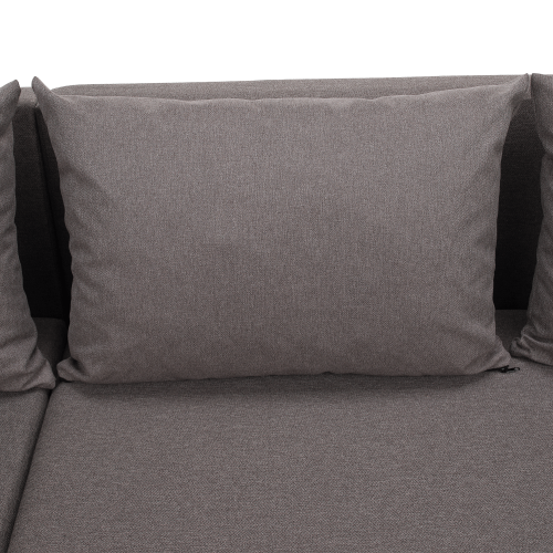 Univerzálna sedacia súprava, sivobéžová Taupe, DAKAR NEW U