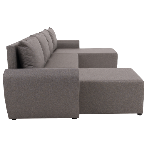 Univerzálna sedacia súprava, sivobéžová Taupe, DAKAR NEW U