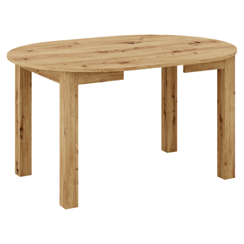 Jedálenský rozkladací stôl, dub artisan, 103-142x76 cm, HARRY