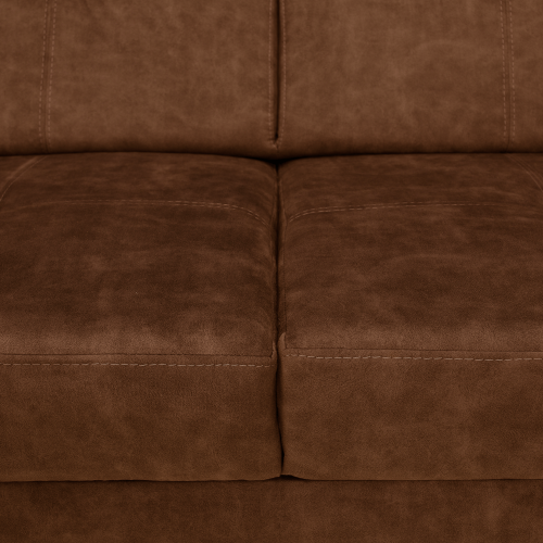 Sedacia súprava, hnedá, pravá, MALAGA