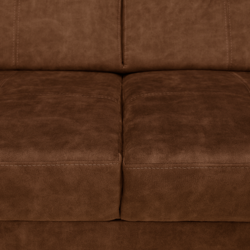 Sedacia súprava, hnedá, ľavá, MALAGA