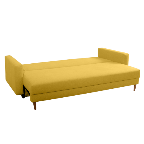 Rozkladacia pohovka, žltá, BONYK