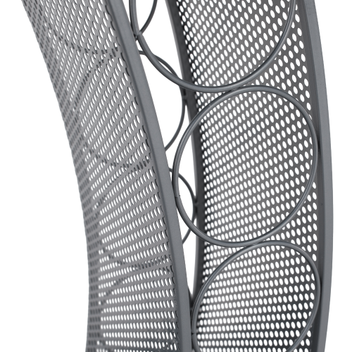 Servírovací vozík, čierna/strieborná, ALADAR NEW