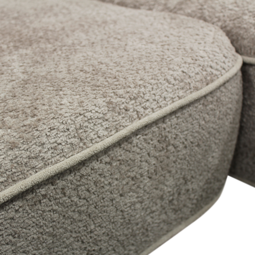 Rohová sedacia súprava, sivobéžová Taupe, pravá, MURIEL ROH