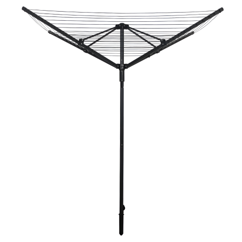 Záhradný sušiak na bielizeň, čierna, 45 m, ROTARY NEW TYP 3