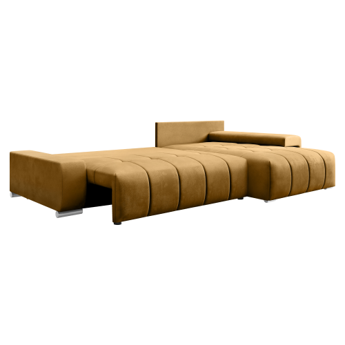 Univerzálna sedacia súprava, horčicová, VEZAN ROH