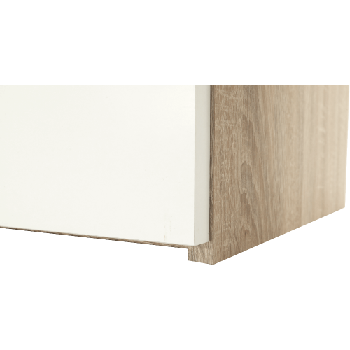 Písací stôl, dub sonoma/biela, EUSTACH